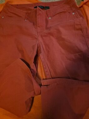 4/$67 Deal! Liz Claiborne Women's Rust Orange Capris